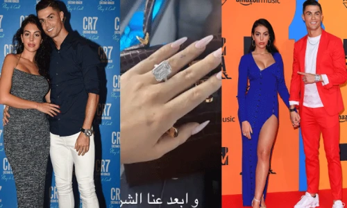 Georgina wrote Amen on her ring but is Ronaldo getting married